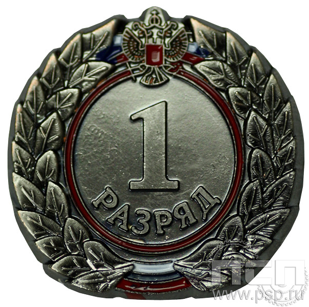 Значок I разряд взрослый ZRV-I
