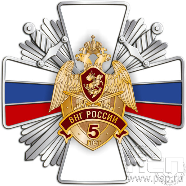 244.31. Нагрудный знак "5 лет ВНГ России"