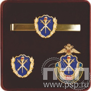 9.6. Комплект наградной с заколкой для галстука, значком и нагрудным знаком "60 лет Следственный департамент МВД"