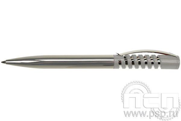 Ручка шариковая New Spring Chrome серая 2431сер