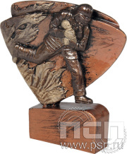 Фигурка литая Пожарный 11см RFEL5023/B/BR