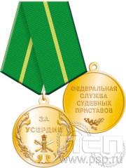 Медаль «За усердие» ФССП22