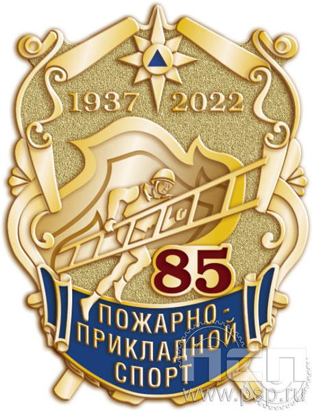 Значок "85 лет Пожарно-прикладной спорт" 507.0к