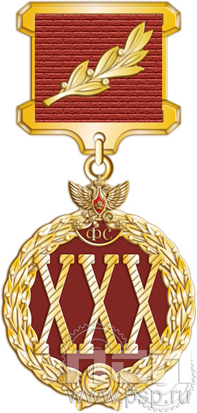 ГФС3 Знак отличия 25 лет фельдъегерской службе 