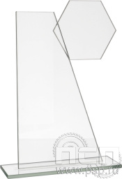 Награда стеклянная (сувенир) GS612-22 22см (6мм)