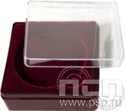 Футляр пластиковый 80х80 с ложементом под медаль D-50 13.4.51.1