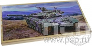 Нарды «Танк Т-90А» 60х60 см с полем для игры в шашки (7149441) 27.4.37