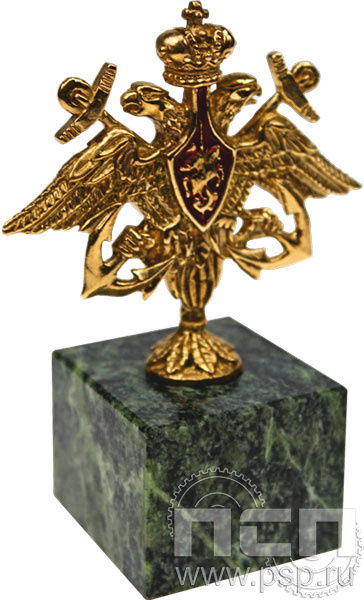 7.1.127. Статуэтка Орёл ВМФ "День штурманской службы ВМФ 325 лет, Авиация ВМФ 110 лет, ВТА 110 лет"