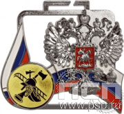 Медаль МП-70х65-25 (Орел)/S "Пожарно-прикладной спорт"