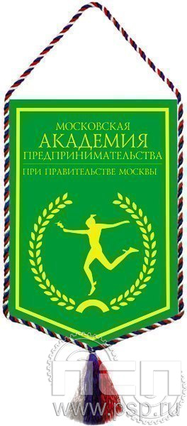 12.1.2. Вымпел тканевый Московская Академия предпринимательства