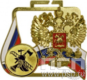 Медаль МП-70х65-25 (Орел)/G "Пожарно-прикладной спорт"