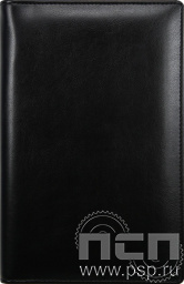 Визитница 13,5х20 96 виз. Софт черная 642-36-90