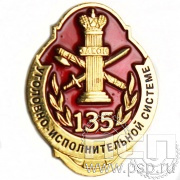 Значок 135 лет Уголовно-исполнительной системе 752.0к