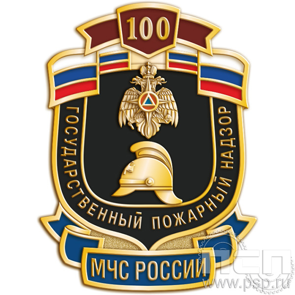 1343.0 Знак "100 лет государственный пожарный надзор"