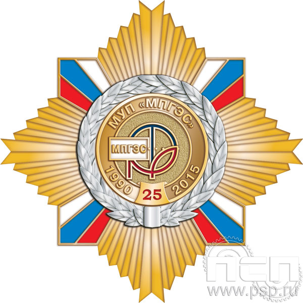 22.12. Нагрудный знак "МУП "МПГЭС"