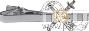 6.3.2(203.1). Заколка для галстука "БСТМ МВД России"