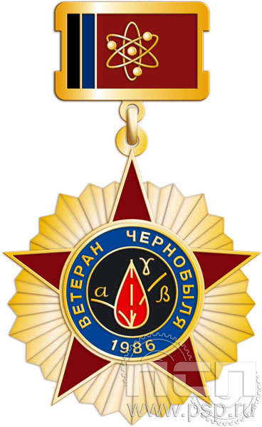 230.1.2. Нагрудный знак "Ветеран Чернобыля"