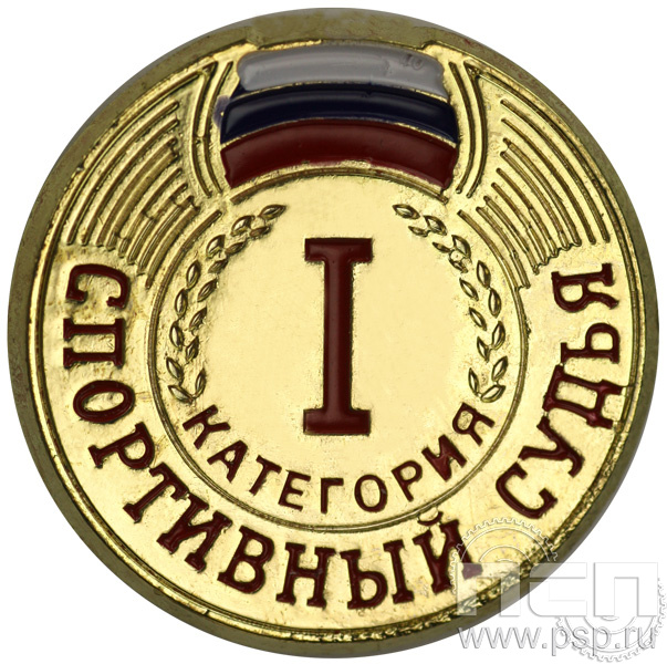 Значок Судейский I категория ZS-I