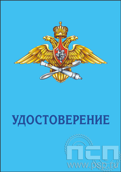 05.003.1. Удостоверение для медали "110 лет Дальняя Авиация ВВС России"