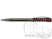 Ручка шариковая New Spring Chrome красная 2431к