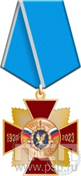 87.6.1. Нагрудный знак "100 лет Авиация ФСБ"