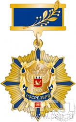82.41.8. Нагрудный знак "90 лет Росрезерв"