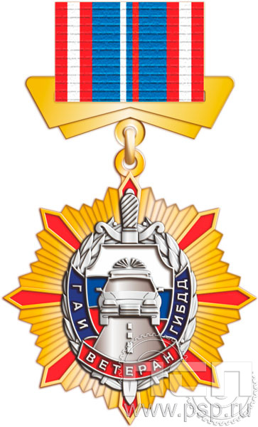 5.2к(b) Нагрудный знак "Госавтоинспекции МВД России"