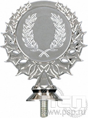 Эмблемоноситель пластиковый 10см HY1024/S