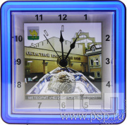 Часы Акриловые цветной корпус, синие 2.4.6.2