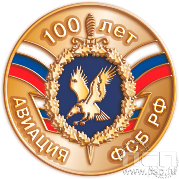 004.0. Значок "100 лет Авиация ФСБ"