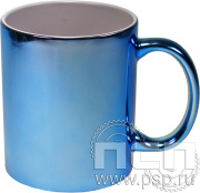 Кружка под сублимацию зеркальная синяя 4.1.20