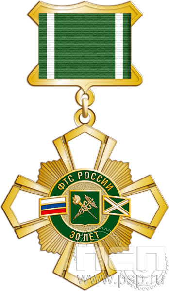 355.10.5. Нагрудный знак "30 лет ФТС России"
