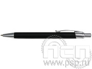 Ручка шариковая Rio черный-серебро 2525/25