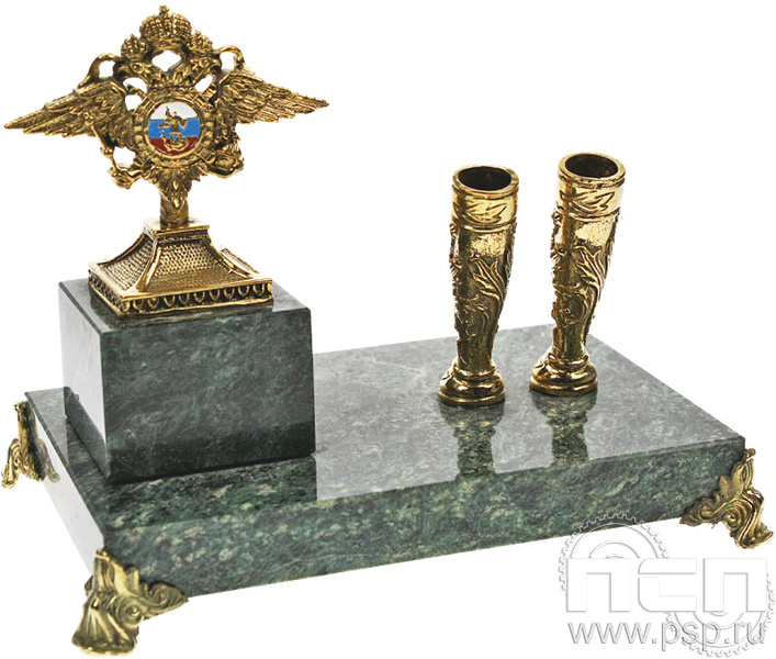 7.4.34. Письменный прибор Орел "ГУНК МВД России 35 лет"