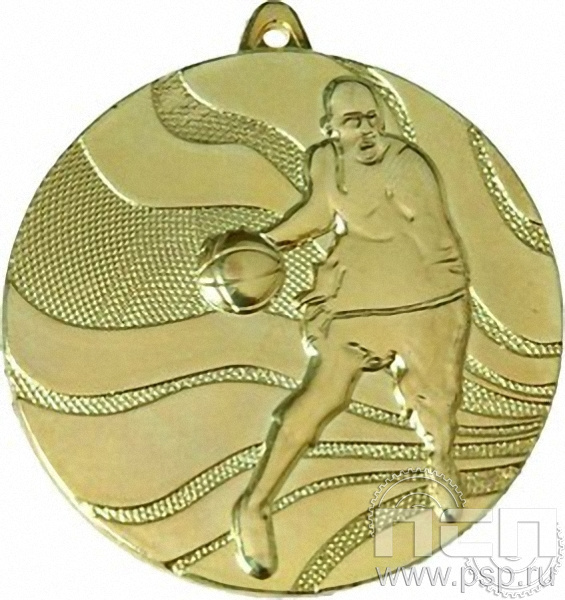 Медаль Баскетбол MMC2150/G (50) 2-мм