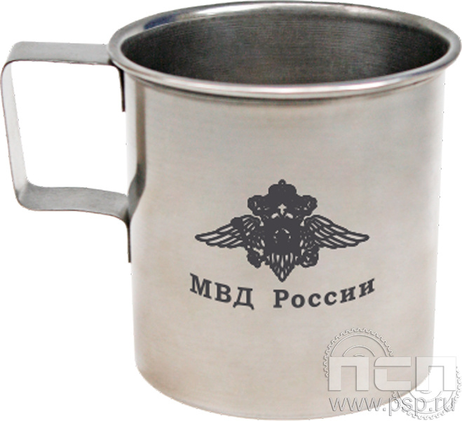 4.1.4. Кружка металлическая "День ветеранов ОВД и ВВ МВД России"