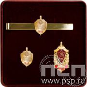 9.6. Комплект наградной с заколкой для галстука, значком и нагрудным знаком "105 лет Милиция России"