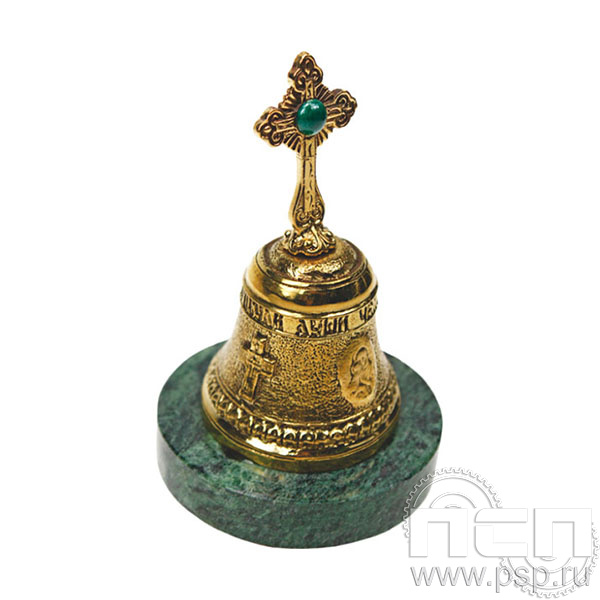 7.1.5 Статуэтка Колокол с крестом кабашонным Инженерные войска России 325 лет