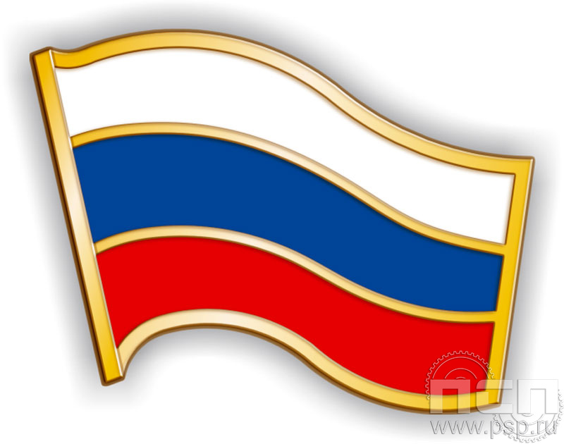 049.0(a). Значок "Российский флаг"