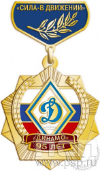 545.0.24. Нагрудный знак "95 лет Обществу "Динамо"