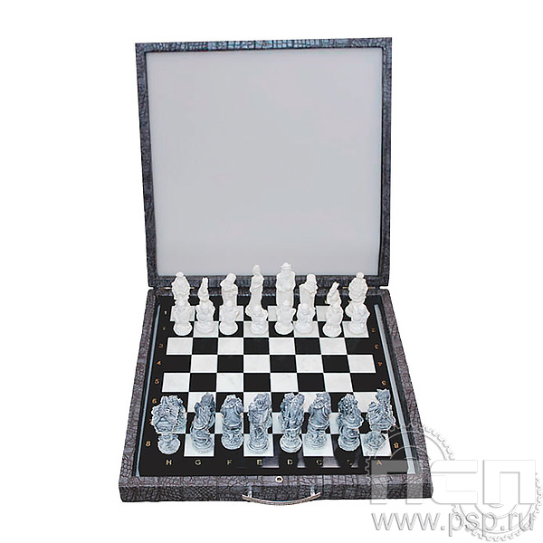 7.10.683 Шахматы "Подарочные" из камня (в чемодане) ФСБ России