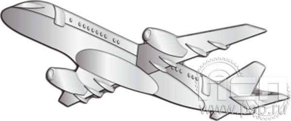 968.0. Значок Самолет