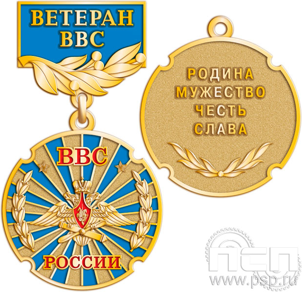 245.0.56. Медаль Ветеран "110 лет Инженерно-авиационная и Штурманская службы ВВС"