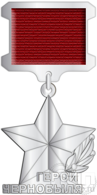 Нагрудный знак "Герой Чернобыля" 1524.0.60к
