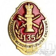 Значок 135 лет Уголовно-исполнительной системе 752.0к