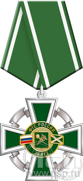 222.74.1. Нагрудный знак "30 лет ФТС России"