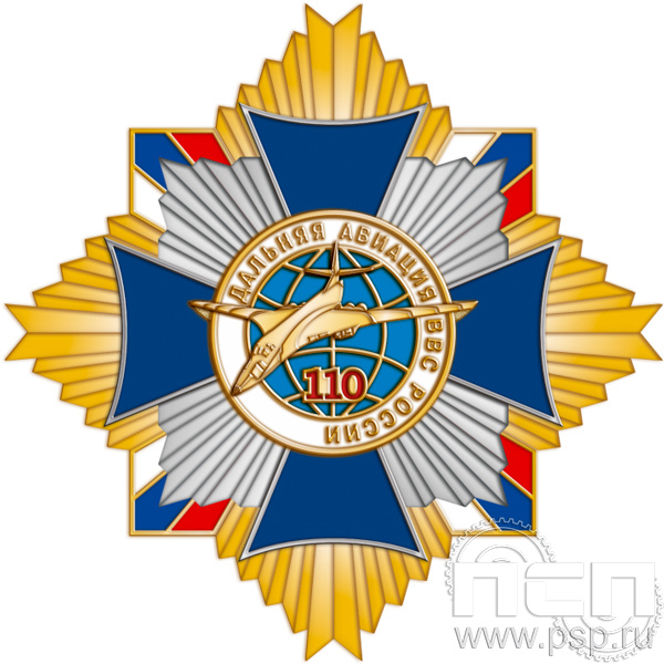 5.3(b). Нагрудный знак "110 лет Дальняя Авиация ВВС России"