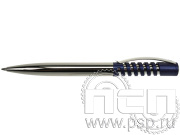 Ручка шариковая New Spring Chrome синяя 2431с