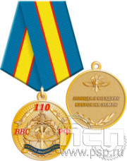 245.0.1(f). Медаль "110 лет Инженерно-авиационная и Штурманская службы ВВС"