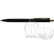 Ручка шариковая Black черная-золото 049